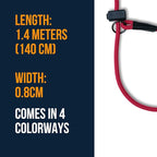 Fenrir Slip Leash 1.4m Professional Dog Training Lead to Stop Pulling, Perfect for Walks, Easy to Use, Spring Loaded Stopper, Light Weight and Durable (Red)