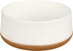 Harry Barker Large Modern Dog Bowls, 2-Pack Eco-Friendly Plastic Pet Food & Water Bowls, Non-Slip Base, Dishwasher Safe, BPA-Free, Neutral Design, Holds 9 Cups Each