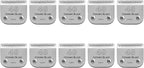 Dog Grooming Ceramic Blade Sets,Compatible with Andis/Oster A5,Wahl KM10 | Size 40# Blade Cut 1/100"(0.25mm)，10 PACK