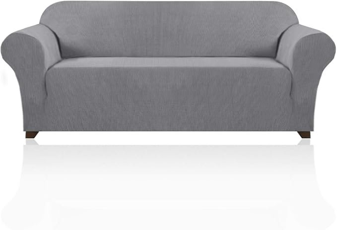 Couch Covers for 3 Cushion Couch Sofa Pet Friendly Extra Large Couch Cover for Oversized Sofa Washable Furniture Protector Fitted Sofa Slipcovers Stay in Place(XL Sofa, Dove)