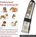 IWEEL Dog Clippers Grooming Kit for Dogs Cats Pets, 2-Speed Heavy Duty | 6 Guide Combs, Low Noise IPX 7 Waterproof Cat Shaver Electric Dog Trimmer Pet Grooming Kit