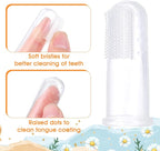 64 Packs Dog Toothbrush Soft Finger Brushes Pet Finger Easy Teeth Cleaning Dog Tooth Oral Care Pet Dental for Small Cats and Puppy