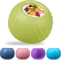 Long-Lasting Dog Lick Toy, Wobbly Dog Enrichment Lick Bowl to Keep Dogs Busy, Interactive Stuffable Dog Treat Feeder for Boredom, Silicone Treat Dispensing Chew Toy(Green,S)