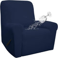 Easy-Going 100% Waterproof Recliner Chair Cover，1-Piece Recliner Slipcover | Dual Waterproof Couch Cover for Recliner，Leakproof Furniture Protector for Kids Pets Dog Cat Daily Stain, Navy