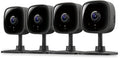 Tapo 1080P Indoor Security Camera, Baby Monitor, Dog Camera, C101(4-Pack) | Motion Detection, 2-Way Audio, Siren, Night Vision, Cloud & SD Card Storage, Works w/Alexa & Google Home, Wired, Black