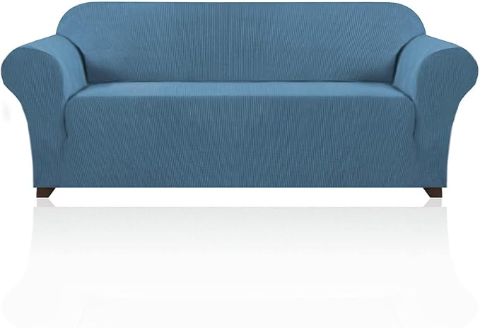 Couch Covers for 3 Cushion Couch Sofa Pet Friendly Extra Large Couch Cover for Oversized Sofa Washable Furniture Protector Fitted Sofa Slipcovers Stay in Place(XL Sofa, Dusty Blue)