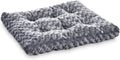 Amazon Basics Washable Cat and Dog Bed Crate Pad, Indoor, Easy to Wash, Fits Medium Crates, 29 x 21 x 3 inches, Gray