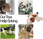 Sedioso Dog Toys Set, Large Dogs Toy, Stuffed Animal Dog Chew Toy, Soft Plush Dogs Toys Pack for Small. Middle, Large Breed(3-Pack, Cow)
