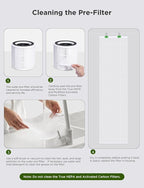 GoveeLife Air Purifier for Bedroom, Covers up to 1162ft², 24dB Sleep Mode | Smart Air Purifier with App & Alexa Control, RGB Night Light, PM2.5 Sensor Air Purifier for Pet Hair, Pollen, Dust, Smoke