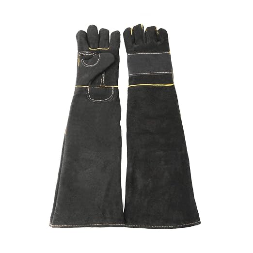 AOWPFVV Animal Handling Gloves Bite Proof for Dogs,Cats, 23.6in Large | Falconry,Birds,Snake,Reptile,Vets, Groomers & Animal Control