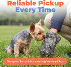 Best Pet Supplies Poop Bags for Dogs - Gray, 240 Count | Scented, Leak-proof, Easy-Tear perforations, 15 Thick Bags per roll, Outdoor Walking & Travel, Fits Standard Holders