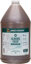 Nature's Specialties Almond Crisp Ultra Concentrated Dog Shampoo for Pets, Makes up to 32 Gallons, Natural Choice for Professional Groomers, Texturizing and Volumizing, Made in USA, 1 gal