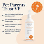 Veterinary Formula Clinical Care Antiseptic/Antifungal Spray, 8 oz, 2-Pack | Two 8 oz medicated sprays for dogs and cats with antiseptic and antifungal care for scaly, greasy, red or odor-prone skin