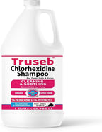 Truseb Topical Ketoconazole and Chlorhexidine Shampoo for Dogs, Cats & Horses Pleasantly Scented with a Cucumber Melon Scent with Aloe (Ketoconazole & Chlorhexidine Shampoo, 1 Gallon)
