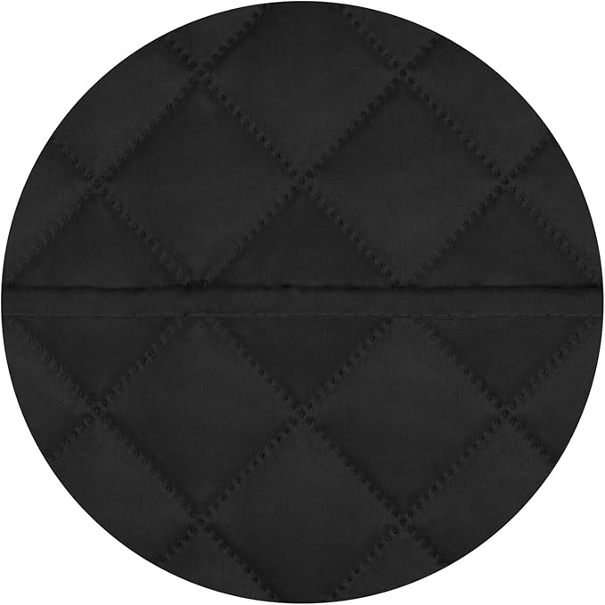 PureFit Reversible Quilted Couch Covers for Dogs Loveseat Sofa Cover 54" | Black/Black, Water Resistant Couch Protector, Washable Pet Couch Cover with Non Slip and Elastic Straps For Kids