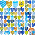 100 Pcs Hanukkah Themed Dog Bandanas Bulk, Pet Costume Accessories by Locmeo