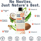 Pets are Kids Premium Oatmeal Shampoo for Itch Relief & Shiny Coat, 17 oz | Natural Itch Relief, Dry Skin Soother, Hydrated & Shiny Coat, with Aloe, Coconut & Baking Soda, Hypoallergenic, For Dogs