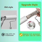 Extra Sticky Large Surface Lint Roller,6.3'' Giant Lint Roller for Pet Hair,5 Rolls 450 Sheets,Long Handle Lint Remover,Easily Remove Carpets, Clothes, Couch and Curtains Dust