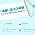 Pet Hair Remover, Dog Cat Carpet Rake, Lint Remover Shaver for Sofas-2pack | Wool Hand Pet Hair Removal Tool, Cleans Carpets Car Cushions Pet Beds Furniture, Works on All Fabric & Rug