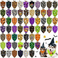 60 Pcs Halloween Dog Bandanas Bulk Adjustable Puppy Bandanas Dog Scarves Pet Grooming Bandanas Washable Holiday Dog Bandanas for Small Medium Large Dog Cat Pet Grooming Accessories Costume by Piklodo