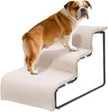 3-Step Pet Stairs with Soft Cushions for Small & Medium Pets Easy Climbing to Bed, Chair, Sofa, Windowsill Sturdy & Safe Design (Pet Stairs Only)