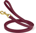 Viper Biothane K9 Working Dog Leash Waterproof Lead for Tracking Training Schutzhund Odor-Proof Long Line with Solid Brass Snap for Puppy Medium and Large Dogs, 15ft Merlot Burgundy