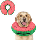 Supet Inflatable Dog Donut Collar Alternative After Surgery For Neuter, Soft Non-Stick Fabric Recovery E Collar For Small Medium Large Dogs