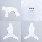 D Doggy Star Italian Greyhound Clothes Sweater Fleece Basic Onesie Whippet for Dog Turtleneck Outfits Coat (2XL,FLCE Ivory)