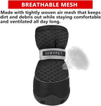 QUMY Dog Shoes for Small Dogs Hot Pavement Puppy Dog Boots & Paw Protectors | Small Medium Dog Summer Shoes, Soft Anti-Slip Rubber Sole, Mesh Breathable Dog Booties for Hardfloors, Walking Running Black