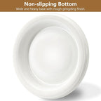 Ant Proof No Spill Ceramic Cat Food Bowls,15° Tilted Neck Support,Non-Slip Base,Easy Clean Pet Water Dishes for Cat and Small Dog Indoor or Outdoor Use(1 Pack)