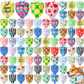 100 Pcs Summer Bandanas for Dog Bulk for Small Medium Pet Puppy Cat by Locmeo