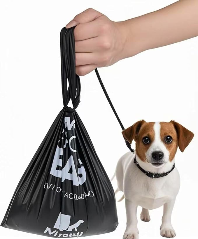 1000 Counts Extra Thick Dog Poop Bags With Handles | Value Pack,Hides Mess, Bio Cornstarch Blend, Leak-proof,Ocean Scented,Cat Litter Disposal Bags