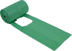Zero Waste USA - Jumbo Tie-Handle Pet Waste Bags, 2,400 Count, 8 Rolls | Extra durable tie-handle dog waste bags, jumbo rolls fit Poopy-style dispensers, 5" gusset, 7" x 15" large leak-proof bags