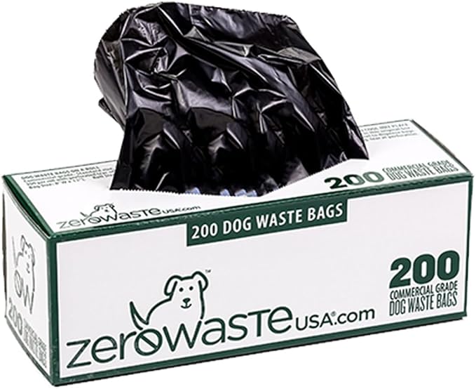 Zero Waste USA - 4,000 Premium Dog Waste Station Refill Bags, 20 Rolls | Premium commercial refill rolls, stronger dog waste station bags, fits most dispensers, heavy-duty design for parks & HOAs