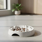 CatGuru Whisker-Friendly Slow Feeder Cat Bowl for Healthy Digestion | Perfect for kittens, adult, and senior cats. Encourages calm, healthy eating habits at every age.