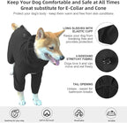 Dog Pajamas for Large Dogs,Extra Large Stretch, Suitable for Adult, Medium-Sized Dogs, Large Pet Jumpsuit Four-Legged Dog Clothes, Pet Clothing. (Black, 3XL)