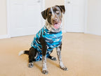 Suitical Recovery Suit for Dogs - Spay & Neutering Dog Surgery Recovery Suit for Male or Female - Soft Fabric for Skin Issues - XL, Neck to Tail 29.1-32.3 Inches, Chest 34-44.5 Inches -Blue Camouflage