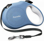Retractable Dog Leash 16 ft Extendable Leash for Small and Medium Dogs Tangle-Free Nylon Tape One-Hand Brake Lock Walking Lead Up to 55 lbs