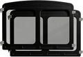 Clear Dog Playpen Expansion Kit - Height 24 Inch, 2 Panels - Black