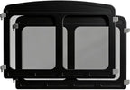 Clear Dog Playpen Expansion Kit - Height 24 Inch, 2 Panels - Black