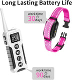 No Shock Dog Training Collar with Remote 3300ft Range | Vibrating Dog Collar, Vibration Collar for Small Medium Large Dogs, 9 Style Tones and Vibration Collar