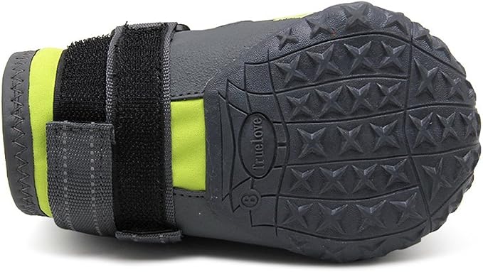 Dog Shoes Waterproof Anti-Slip Rain Boots with Reflective TLS3961