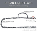 DAGANXI Tactical Dog Collar, Adjustable Military Training Nylon Dog Collar with Control Handle and Heavy Metal Buckle for Medium and Large Dogs, with Patches and Airtags Case (L, Camo-Set)