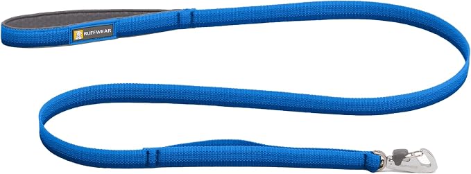 Ruffwear, Front Range Dog Leash, 5 ft Lead with Padded Handle for Everyday Walking, Blue Pool