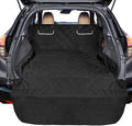 F-color SUV Cargo Liner for Dogs - Heavy Duty Cargo Cover for Mid-Size SUVs | Water Resistant, Bumper Flap, Non-Slip Mat, Car Trunk Dog Car Seat Cover Prevents Scratches Pet Hair Mud Dirt for Sedans Vans