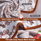 Stuffed Brown Soft Dog Blanket for French Bulldog Gifts, 32x40 inches, Premium Brown Flannel Fleece Blanket, Newborn Puppy Kitten Boy Essentials - Image 3