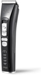Dog Grooming Clippers for Thick Heavy Coats 3 Speeds Low Noise Pet Grooming Kit Cat Eletric Clipper with 10FC Ceramic & Stainless Steel Blade,Black