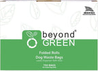 beyondGREEN Plant-Based Dog Poop Waste Bags for Leash Dispenser - 750 Bags - 50 Rolls of 15 Bags - 9" x 12"