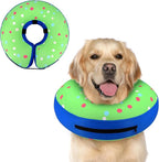 Supet Inflatable Dog Cone Collar Alternative After Surgery, Dog Neck Donut Collar Recovery E Collar, Soft Pet Cone for Small Medium Large Dogs