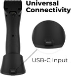 Kenchii Flash 5 Matte Black 5-in-1 Pet Grooming Clipper Digital LCD Stay-Cool Blade Precision Pet Grooming Trim, Shape, Sleek and Ergonomic Design